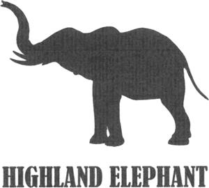 HIGHLAND ELEPHANT - לוגו סימן מסחר