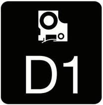 D1 - לוגו סימן מסחר רשום