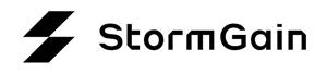 StormGain - לוגו סימן מסחר רשום