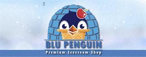 BLU PENGUIN Premium Icecream Shop - לוגו סימן מסחר רשום