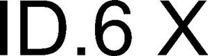 ID.6 X - לוגו סימן מסחר