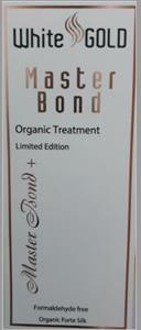 White GOLD Master Bond   Organic Treatment Limited Edition Master Bond + Formaldehyde free Organic Forte Silk - לוגו סימן מסחר רשום