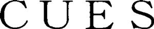 CUES - לוגו סימן מסחר רשום