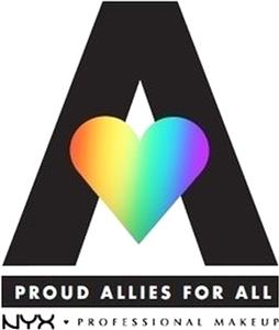 A PROUD ALLIES FOR ALL NYX PROFESSIONAL MAKEUP - לוגו סימן מסחר רשום