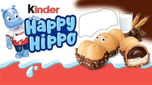 Kinder Happy Hippo - לוגו סימן מסחר רשום