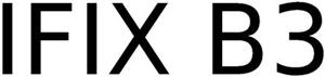 IFIX B3 - לוגו סימן מסחר רשום