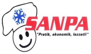 SANPA "Pratik, ekonomik, lezzetli" - לוגו סימן מסחר רשום