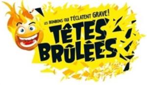 TÊTES BRÛLÉES LES BONBONS QUI T’ÉCLATENT GRAVE - לוגו סימן מסחר רשום