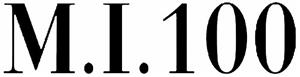 M.I. 100 - לוגו סימן מסחר רשום