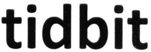 tidbit - לוגו סימן מסחר רשום