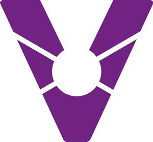 v - לוגו סימן מסחר רשום
