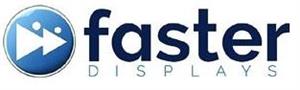 faster DISPLAYS - לוגו סימן מסחר רשום