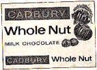 CADBURY WHOLE NUT - לוגו סימן מסחר