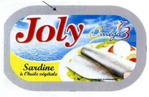 Joly Sardine à l'huile végétale - לוגו סימן מסחר רשום