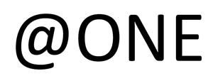 @ONE - לוגו סימן מסחר רשום