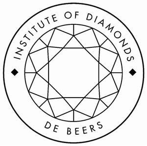 INSTITUTE OF DIAMONDS - DE BEERS - לוגו סימן מסחר רשום