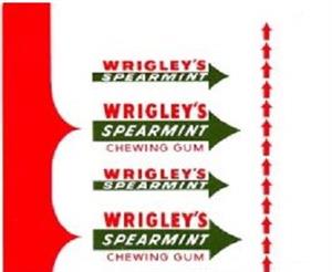 WRIGLEY'S SPEARMINT CHEWING GUM - לוגו סימן מסחר רשום