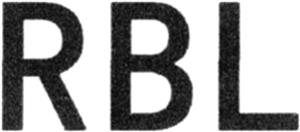 RBL - לוגו סימן מסחר רשום