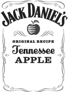 JACK DANIEL'S ORIGINAL RECIPE TENNESSEE APPLE - לוגו סימן מסחר רשום