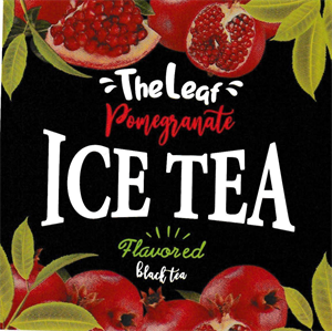 The Leaf Pomegranate ICE TEA Flavored Black tea - לוגו סימן מסחר רשום