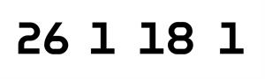 26 1 18 1 - לוגו סימן מסחר רשום