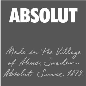 ABSOLUT Made in the Village of Åhus, Sweden. Absolut Since 1879. - לוגו סימן מסחר רשום