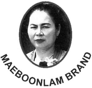 MAEBOONLAM BRAND - לוגו סימן מסחר רשום