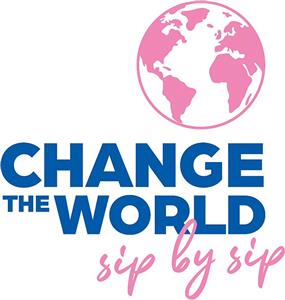CHANGE THE WORLD sip by sip - לוגו סימן מסחר רשום