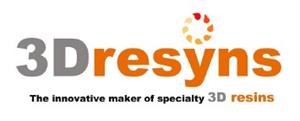 3Dresyns The Innovate maker of specialty 3D resins - לוגו סימן מסחר רשום