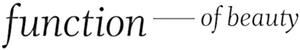 function-of beauty - לוגו סימן מסחר רשום