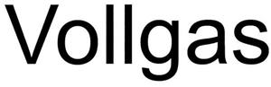Vollgas - לוגו סימן מסחר רשום