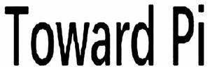 Toward Pi - לוגו סימן מסחר רשום