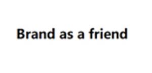 Brand as a friend - לוגו סימן מסחר