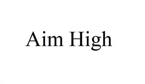 Aim High - לוגו סימן מסחר