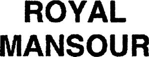 ROYAL MANSOUR - לוגו סימן מסחר רשום