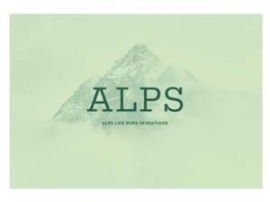 ALPS ALPS LIFE PURE SENSATIONS - לוגו סימן מסחר