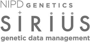NIPD GENETICS SIRIUS genetic data management - לוגו סימן מסחר רשום