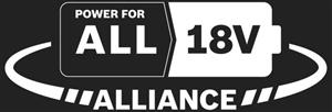 POWER FOR ALL 18 V ALLIANCE - לוגו סימן מסחר
