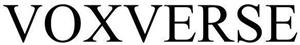 VOXVERSE - לוגו סימן מסחר רשום
