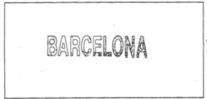 BARCELONA - לוגו סימן מסחר