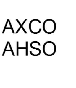 AHSO - לוגו סימן מסחר רשום
