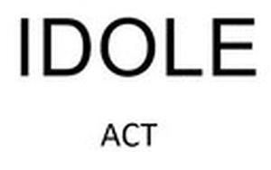 IDOLE ACT - לוגו סימן מסחר רשום