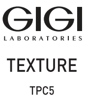 GIGI LABORATORIES TEXTURE TPC5 - לוגו סימן מסחר רשום