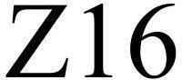 Z16 - לוגו סימן מסחר רשום