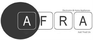 AFRA Electronics and Home Appliances Just Trust Us - לוגו סימן מסחר רשום