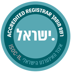 רשם מוסמך .ישראל איגוד האינטרנט הישראלי - לוגו סימן מסחר רשום