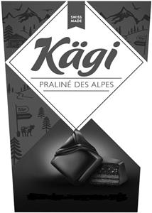 SWISS MADE Kägi PRALINÉ DES ALPES - לוגו סימן מסחר רשום