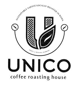 UNICO coffee roasting house SUSTAINABLE COFFE LOCALLY ROASTED IN HAIFA enjoy a dramy moment  U - לוגו סימן מסחר רשום