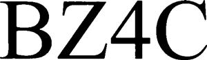 BZ4C - לוגו סימן מסחר רשום