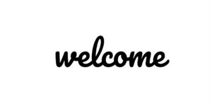 Welcome - לוגו סימן מסחר